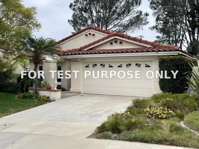 Demo/Test Data 1303 Calle Christopher, Encinitas, CA 92024