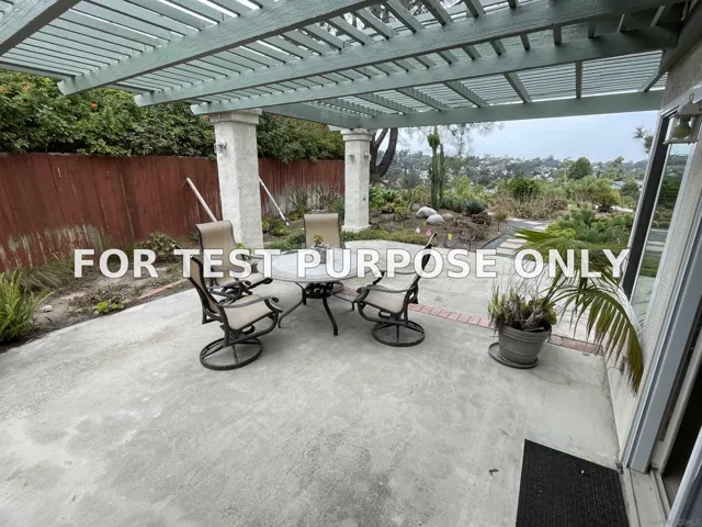 Demo/Test Data 1303 Calle Christopher, Encinitas, CA 92024