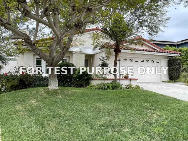 Demo/Test Data 1303 Calle Christopher, Encinitas, CA 92024
