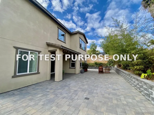 Demo/Test Data 662 Grant Ct, Vista, CA 92083