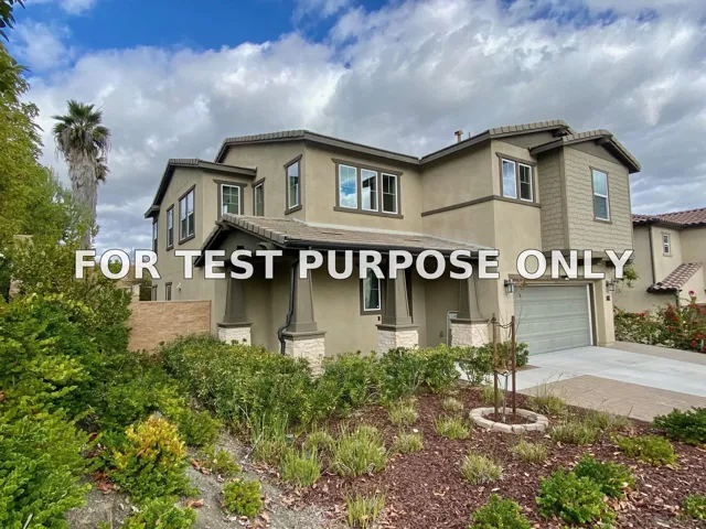 Demo/Test Data 662 Grant Ct, Vista, CA 92083