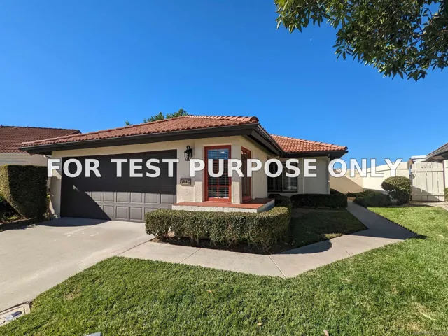Demo/Test Data 17612 Corte Potosi, San Diego, CA 92128