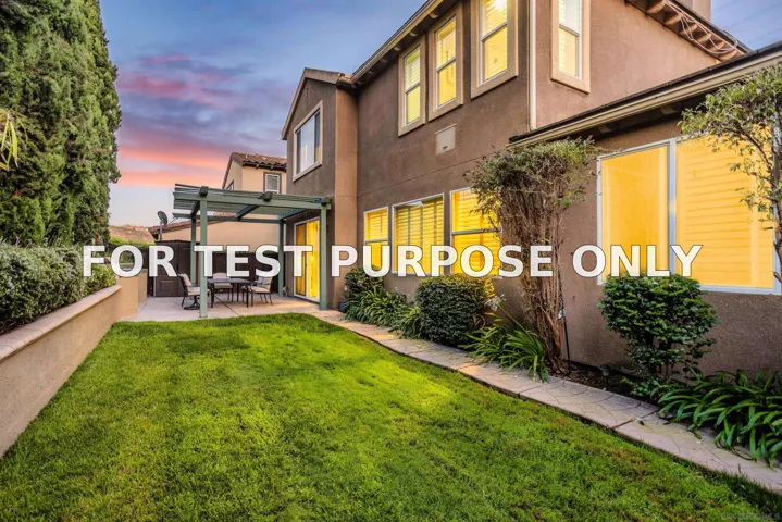 Demo/Test Data 2667 Fallsview Rd, San Marcos, CA 92078