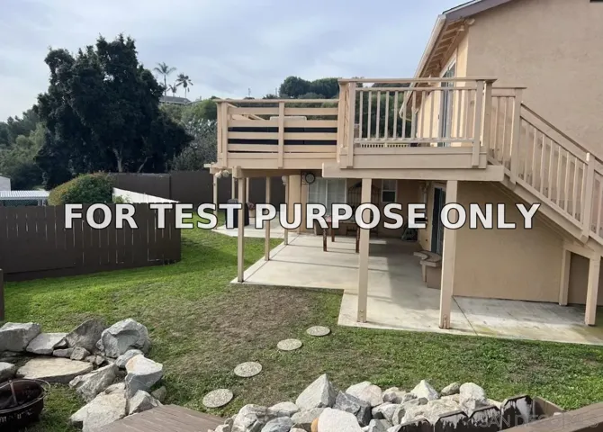 Demo/Test Data 1959 Mendocino Boulevard, San Diego, CA 92107