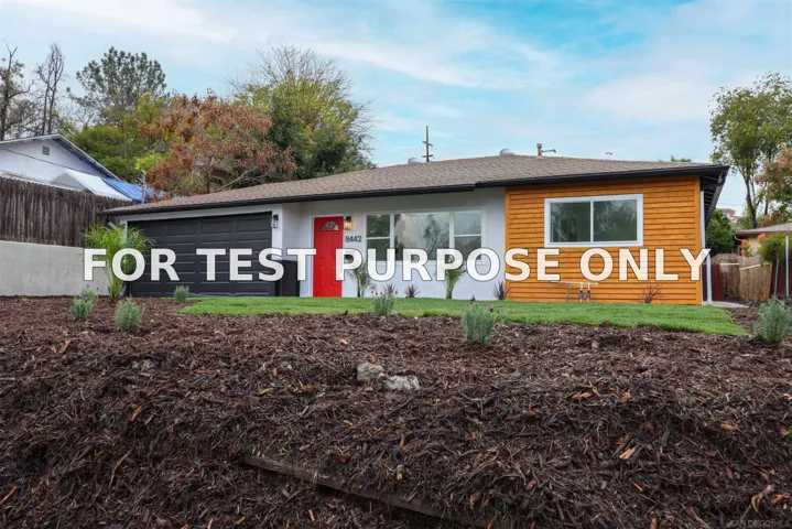 Demo/Test Data 8442 Angila Dr, Santee, CA 92071