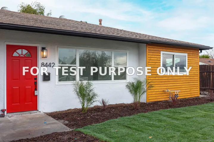 Demo/Test Data 8442 Angila Dr, Santee, CA 92071