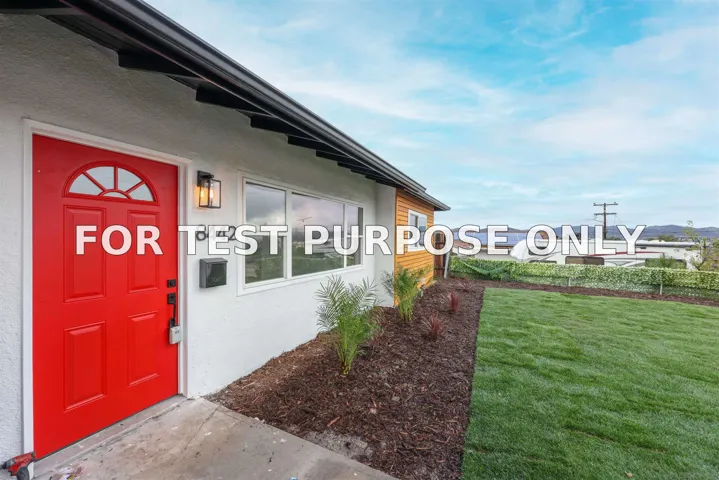 Demo/Test Data 8442 Angila Dr, Santee, CA 92071