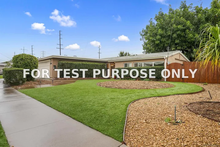 Demo/Test Data 9021 Ronda Ave, San Diego, CA 92123
