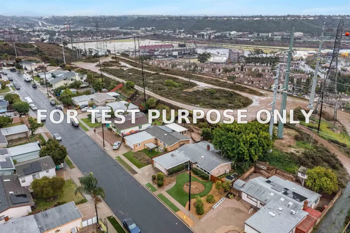 Demo/Test Data 9021 Ronda Ave, San Diego, CA 92123