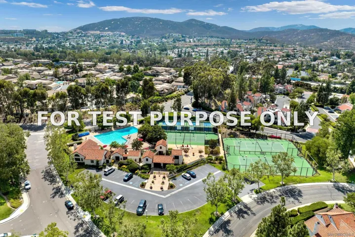 Demo/Test Data 17679 Adena Ln., San Diego, CA 92128