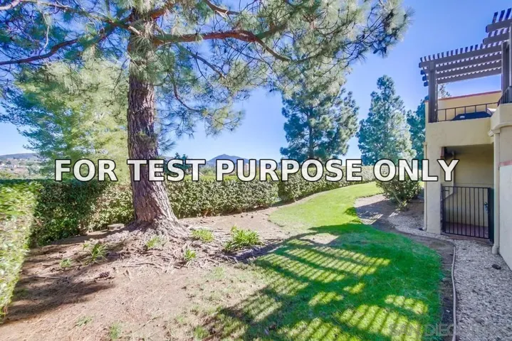 Demo/Test Data 17679 Adena Ln., San Diego, CA 92128