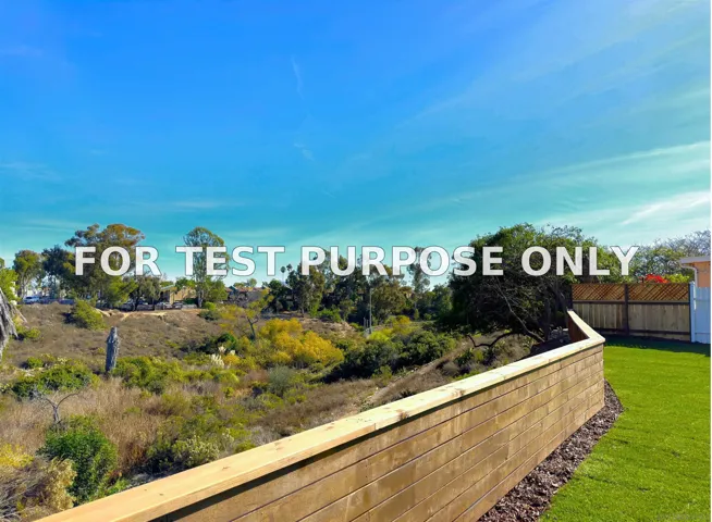 Demo/Test Data 3551 Pomeroy St, San Diego, CA 92123