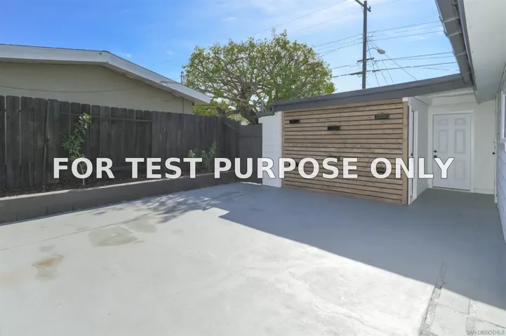 Demo/Test Data 9142 Rebecca Ave, San Diego, CA 92123