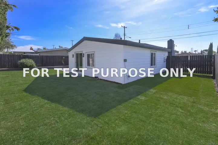 Demo/Test Data 9142 Rebecca Ave, San Diego, CA 92123