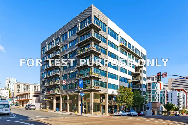 Demo/Test Data 1551 4th Ave Unit 303, San Diego, CA 92101