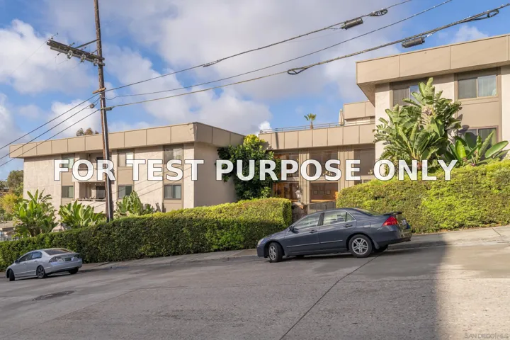 Demo/Test Data 3940 Dove St Unit 318, San Diego, CA 92103