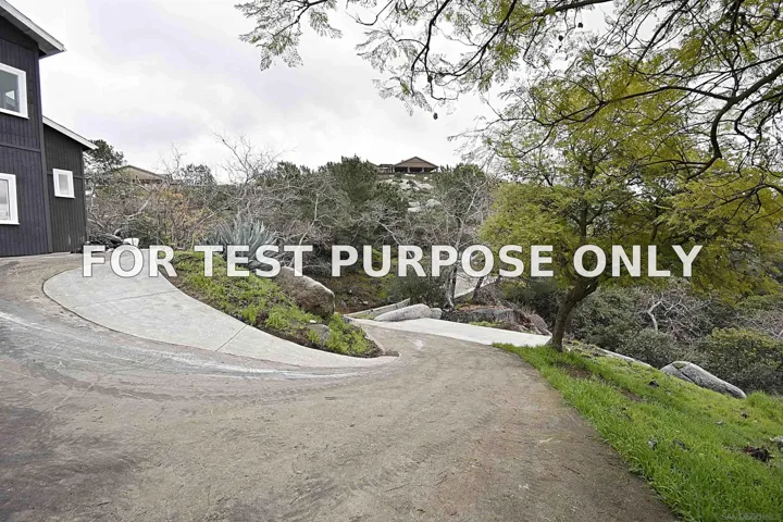 Demo/Test Data 3401 BIG BOULDER LANE, ALPINE, CA 91901
