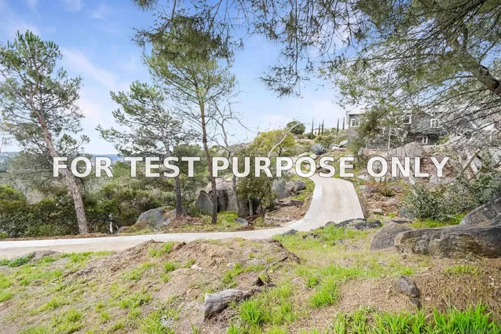 Demo/Test Data 3401 BIG BOULDER LANE, ALPINE, CA 91901