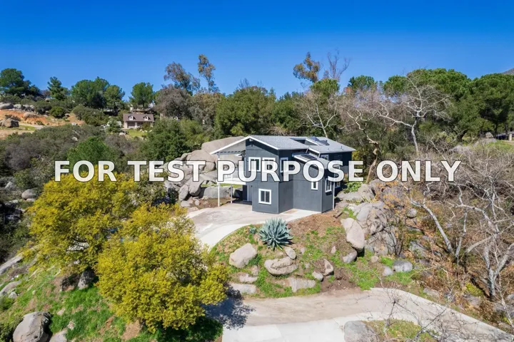 Demo/Test Data 3401 BIG BOULDER LANE, ALPINE, CA 91901