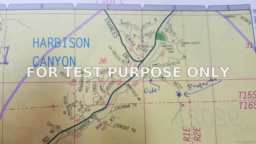Demo/Test Data Crows Nest Unit 10, El Cajon, CA 92019