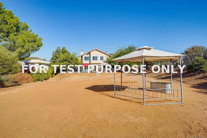 Demo/Test Data 15530 Thornbush Road, Ramona, CA 92065