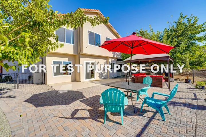 Demo/Test Data 15530 Thornbush Road, Ramona, CA 92065