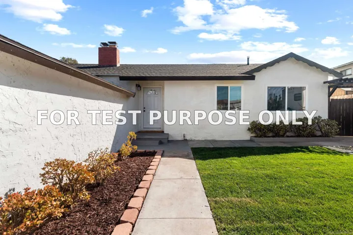 Demo/Test Data 141 Lausanne Dr., San Diego, CA 92114