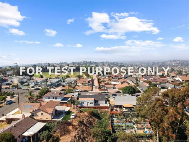 Demo/Test Data 141 Lausanne Dr., San Diego, CA 92114