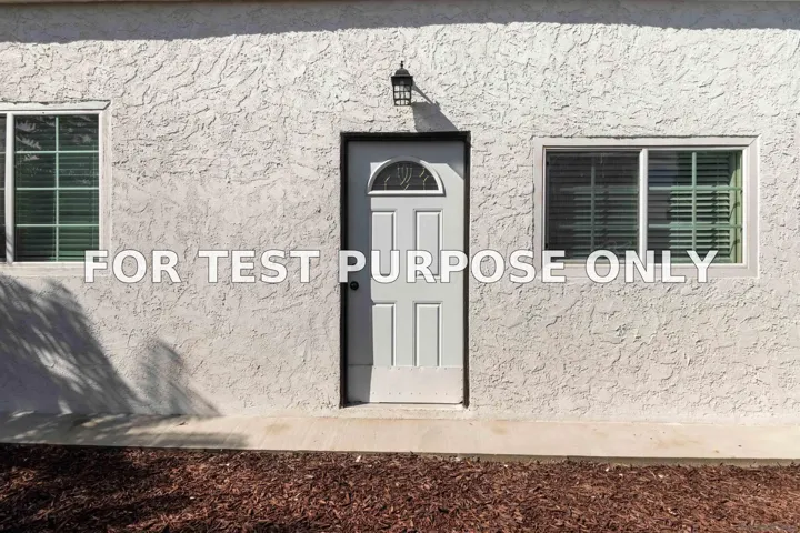 Demo/Test Data 141 Lausanne Dr., San Diego, CA 92114