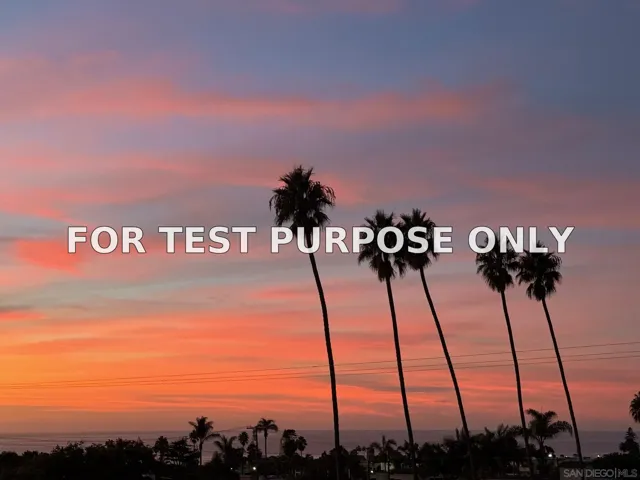 Demo/Test Data 7235 Fay Ave, La Jolla, CA 92037