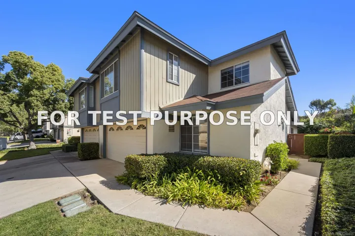 Demo/Test Data 7917 Mission Manzana, San Diego, CA 92120