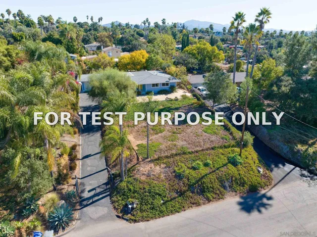 Demo/Test Data 2636 Miller Ave, Escondido, CA 92029