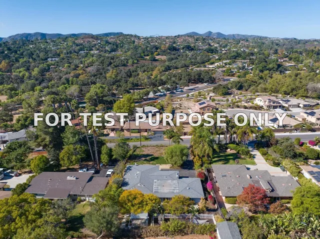 Demo/Test Data 2636 Miller Ave, Escondido, CA 92029