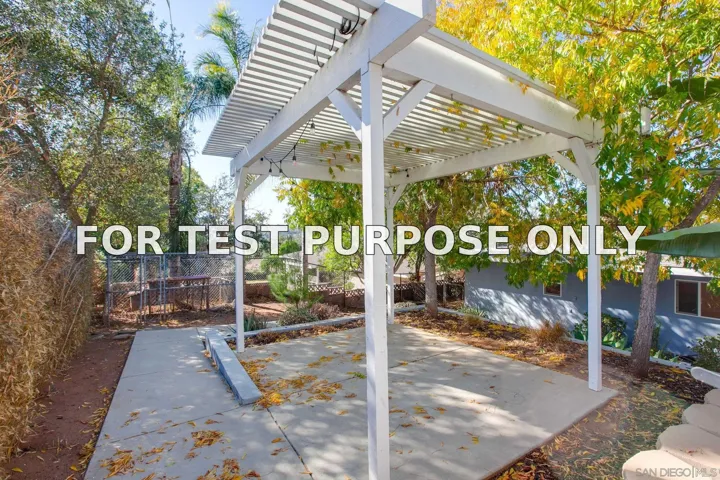 Demo/Test Data 2636 Miller Ave, Escondido, CA 92029