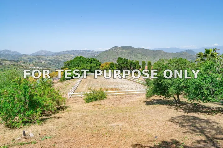 Demo/Test Data 4325 Citrus Ln, Fallbrook, CA 92028
