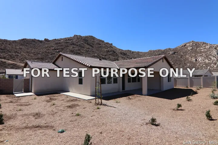 Demo/Test Data 5404 Viewstone CT, Hemet, CA 92545