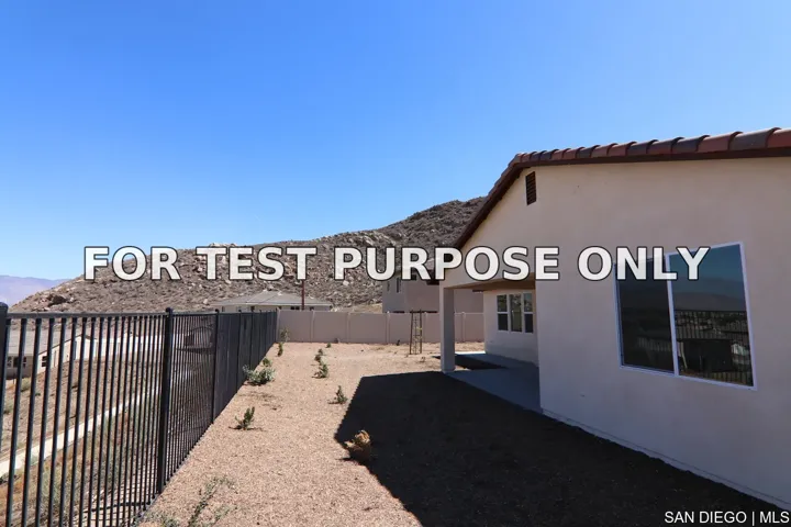 Demo/Test Data 5404 Viewstone CT, Hemet, CA 92545