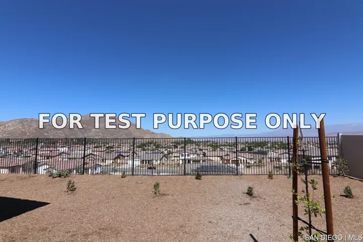 Demo/Test Data 5404 Viewstone CT, Hemet, CA 92545