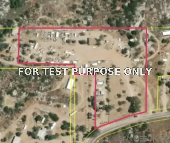 Demo/Test Data 1030 Harris Ranch Rd. Unit 0, Potrero, CA 91963