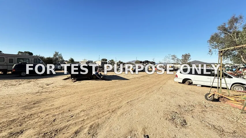 Demo/Test Data 1030 Harris Ranch Rd. Unit 0, Potrero, CA 91963