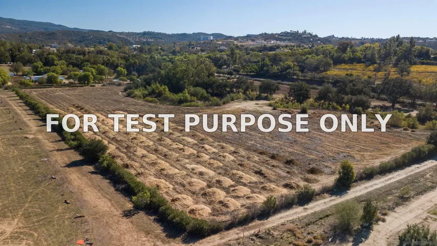 Demo/Test Data 30730 Valley Center Rd Unit 0, Valley Center, CA 92082
