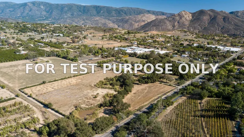 Demo/Test Data 30730 Valley Center Rd Unit 0, Valley Center, CA 92082