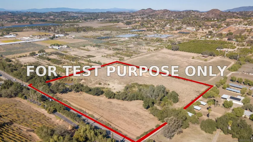 Demo/Test Data 30730 Valley Center Rd Unit 0, Valley Center, CA 92082