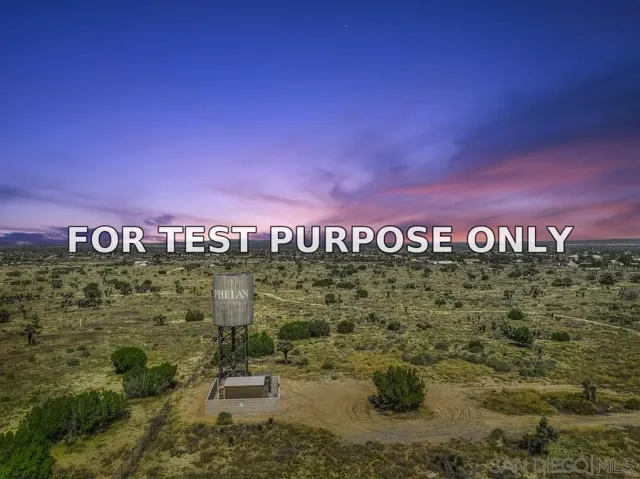 Demo/Test Data 0 Caughlin Rd Unit 0, Phelan, CA 92371