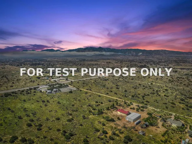 Demo/Test Data 0 Caughlin Rd Unit 0, Phelan, CA 92371