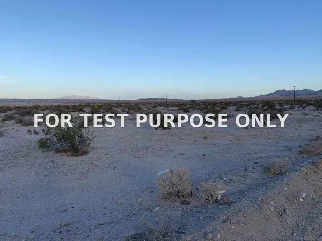 Demo/Test Data 947 Palo Verde Rd, Ocotillo, CA 92259