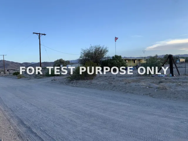 Demo/Test Data 947 Palo Verde Rd, Ocotillo, CA 92259