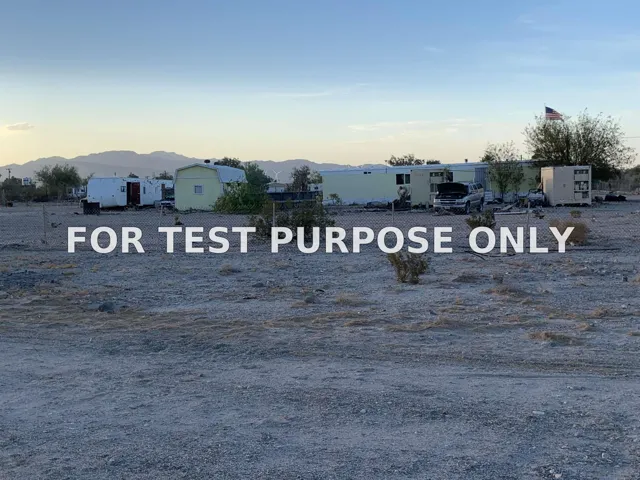 Demo/Test Data 947 Palo Verde Rd, Ocotillo, CA 92259