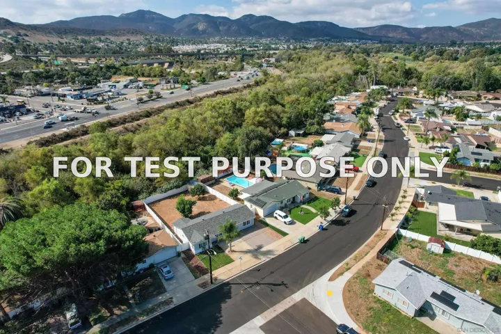 Demo/Test Data 9119 Gorge Ave, Santee, CA 92071
