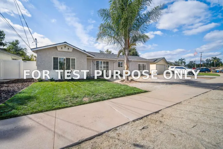 Demo/Test Data 9119 Gorge Ave, Santee, CA 92071